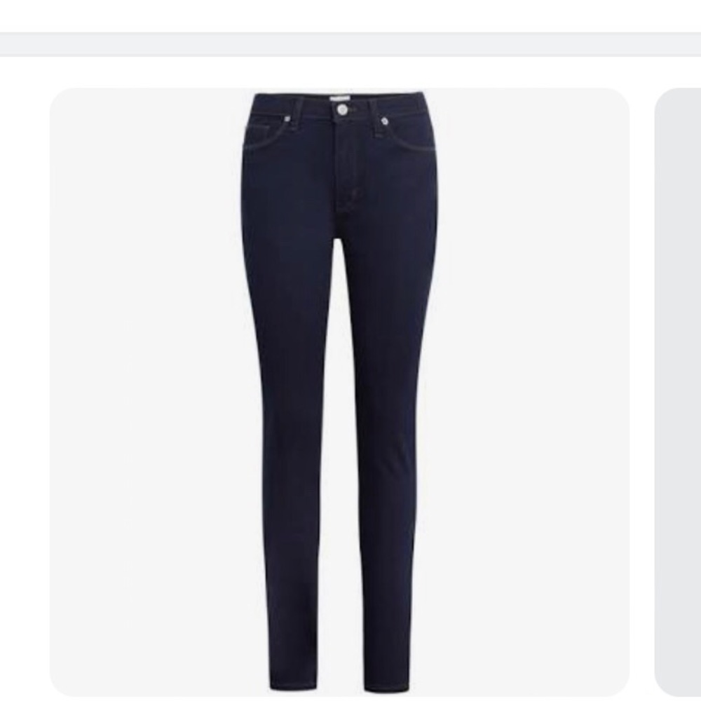 LIKE NEW!! Hudson super skinny black high waist jean, size 30.